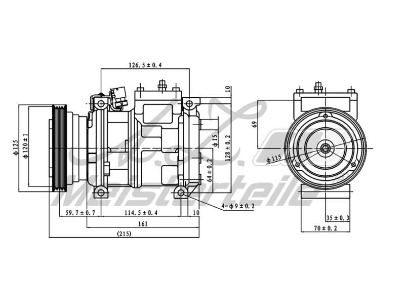 Air conditioning compressor